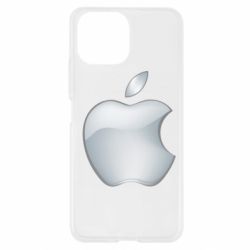 Чехол для Xiaomi Mi11 Lite Apple Silver - PrintSalon