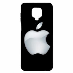 Чехол для Xiaomi Redmi Note 9S/9Pro/9Pro Max Apple Silver - PrintSalon