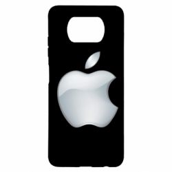 Чехол для Xiaomi Poco X3 Apple Silver - PrintSalon