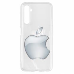 Чехол для Realme 6 Apple Silver - PrintSalon