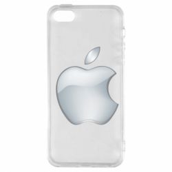 Чехол для iPhone5/5S/SE Apple Silver - PrintSalon