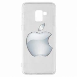 Чехол для Samsung A8+ 2018 Apple Silver - PrintSalon