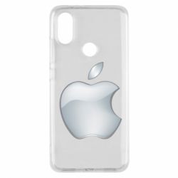 Чехол для Xiaomi Mi A2 Apple Silver - PrintSalon