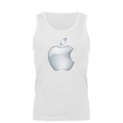 Мужская майка Apple Silver - PrintSalon