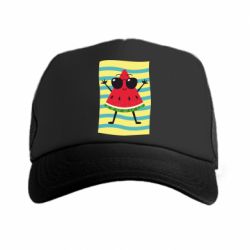 Кепка-тракер Арбуз на пляже - PrintSalon