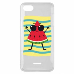 Чехол для Xiaomi Redmi 6A Арбуз на пляже - PrintSalon