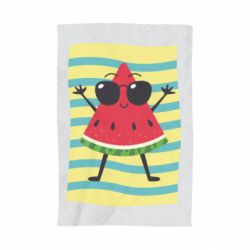 Полотенце с принтом Арбуз на пляже - PrintSalon