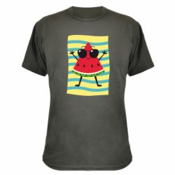 Камуфляжная футболка Арбуз на пляже - PrintSalon