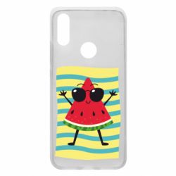 Чехол для Xiaomi Redmi 7 Арбуз на пляже - PrintSalon