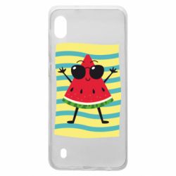 Чехол для Samsung A10 Арбуз на пляже - PrintSalon