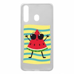 Чехол для Samsung A60 Арбуз на пляже - PrintSalon