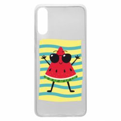 Чехол для Samsung A70 Арбуз на пляже - PrintSalon