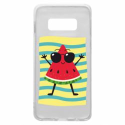 Чехол для Samsung S10e Арбуз на пляже - PrintSalon