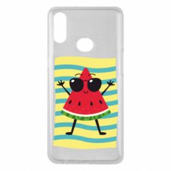 Чехол для Samsung A10s Арбуз на пляже - PrintSalon
