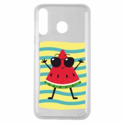Чехол для Samsung M30 Арбуз на пляже - PrintSalon