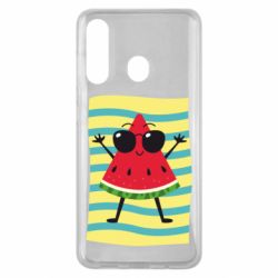 Чехол для Samsung M40 Арбуз на пляже - PrintSalon