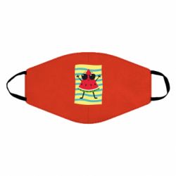 Маска многоразовая Арбуз на пляже - PrintSalon