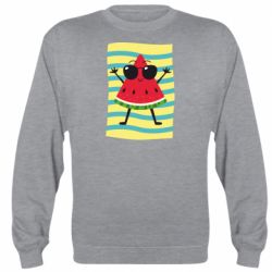 Cвитшот Арбуз на пляже - PrintSalon