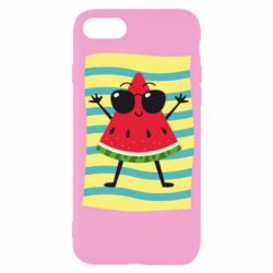 Чехол для iPhone 7 Арбуз на пляже - PrintSalon