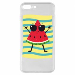 Чехол для iPhone 7 Plus Арбуз на пляже - PrintSalon