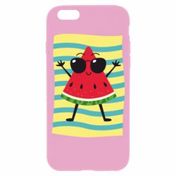 Чехол для iPhone 6/6S Арбуз на пляже - PrintSalon