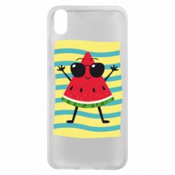 Чехол для Xiaomi Redmi 7A Арбуз на пляже - PrintSalon