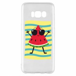 Чехол для Samsung S8 Арбуз на пляже - PrintSalon