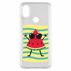 Чехол для Xiaomi Mi A2 Арбуз на пляже - PrintSalon