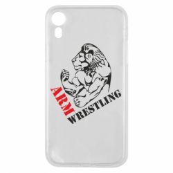 Чехол для iPhone XR Arm Wrestling - PrintSalon