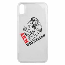 Чехол для iPhone Xs Max Arm Wrestling - PrintSalon