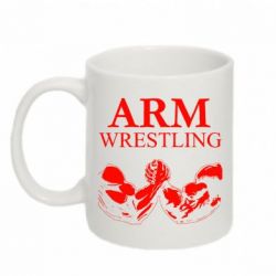 Чашка 320ml Arm Wrestling - PrintSalon