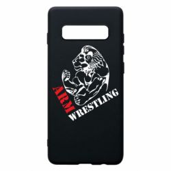 Чехол для Samsung S10+ Arm Wrestling - PrintSalon