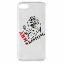 Чехол для iPhone SE 2020 Arm Wrestling - PrintSalon