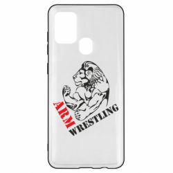 Чехол для Samsung A21s Arm Wrestling - PrintSalon