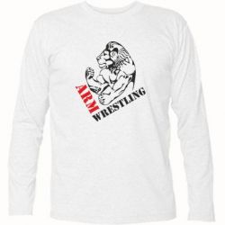 Футболка с длинным рукавом Arm Wrestling - PrintSalon
