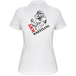 Женское поло Arm Wrestling - PrintSalon