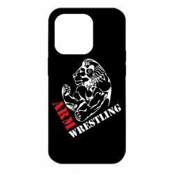 Чехол для iPhone 14 Pro Arm Wrestling - PrintSalon