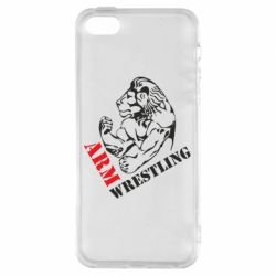 Чехол для iPhone5/5S/SE Arm Wrestling - PrintSalon