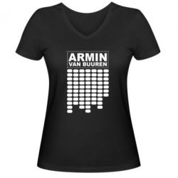 Жіноча футболка з V-подібним вирізом Armin Van Buuren Trance - PrintSalon