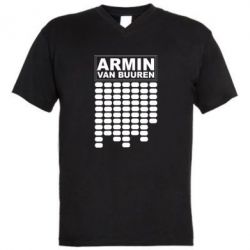 Чоловіча футболка з V-подібним вирізом Armin Van Buuren Trance-PrintSalon Чоловіча футболка з V-подібним вирізом Armin Van Buuren Trance