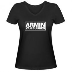 Женская футболка с V-образным вырезом Armin - PrintSalon