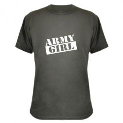 Камуфляжная футболка Army girl - PrintSalon