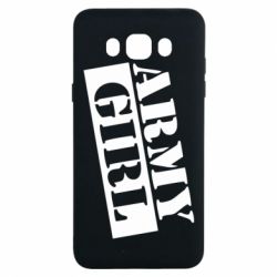 Чехол для Samsung J7 2016 Army girl