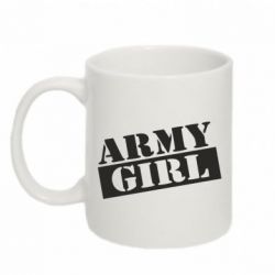 Чашка 320ml Army girl-PrintSalon Чашка 320ml Army girl