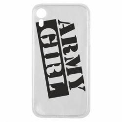 Чехол для iPhone XR Army girl - PrintSalon