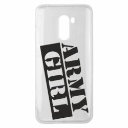 Чехол для Xiaomi Pocophone F1 Army girl - PrintSalon