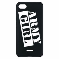 Чехол для Xiaomi Redmi 6A Army girl - PrintSalon