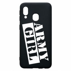 Чехол для Samsung A40 Army girl - PrintSalon
