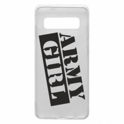 Чехол для Samsung S10 Army girl - PrintSalon