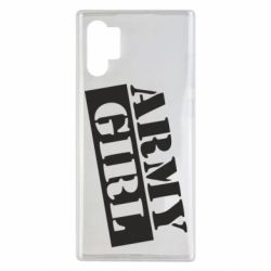 Чехол для Samsung Note 10 Plus Army girl - PrintSalon